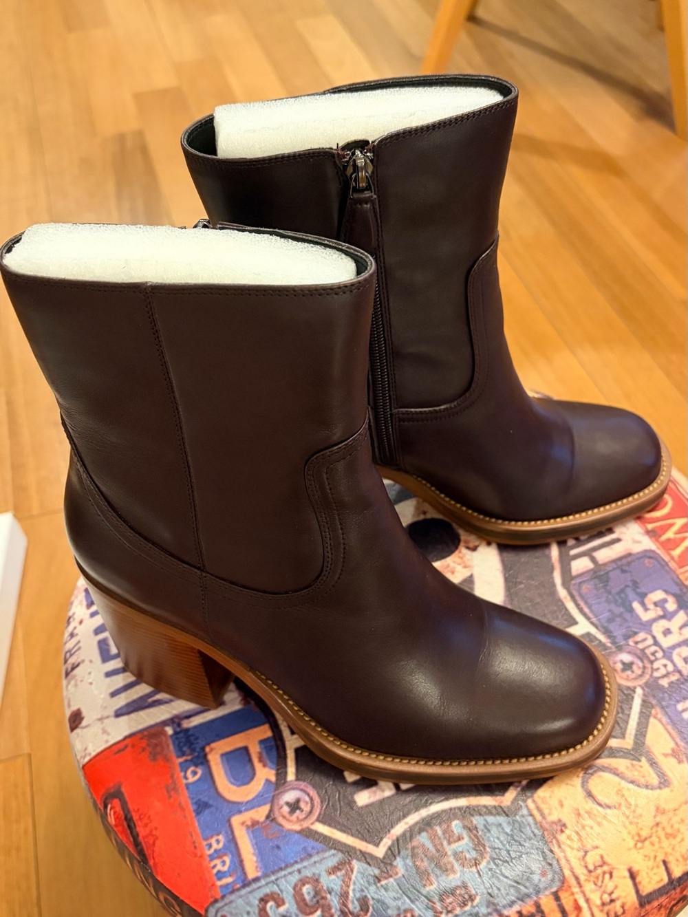 Vitacci Leather Ankle Boots – Size 39